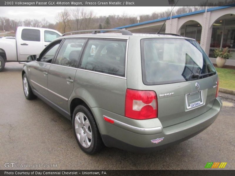 Fresco Green Metallic / Black 2003 Volkswagen Passat GLX 4Motion Wagon