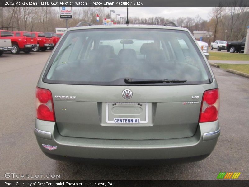 Fresco Green Metallic / Black 2003 Volkswagen Passat GLX 4Motion Wagon
