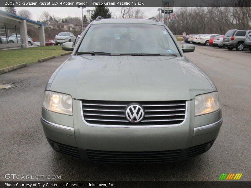 Fresco Green Metallic / Black 2003 Volkswagen Passat GLX 4Motion Wagon