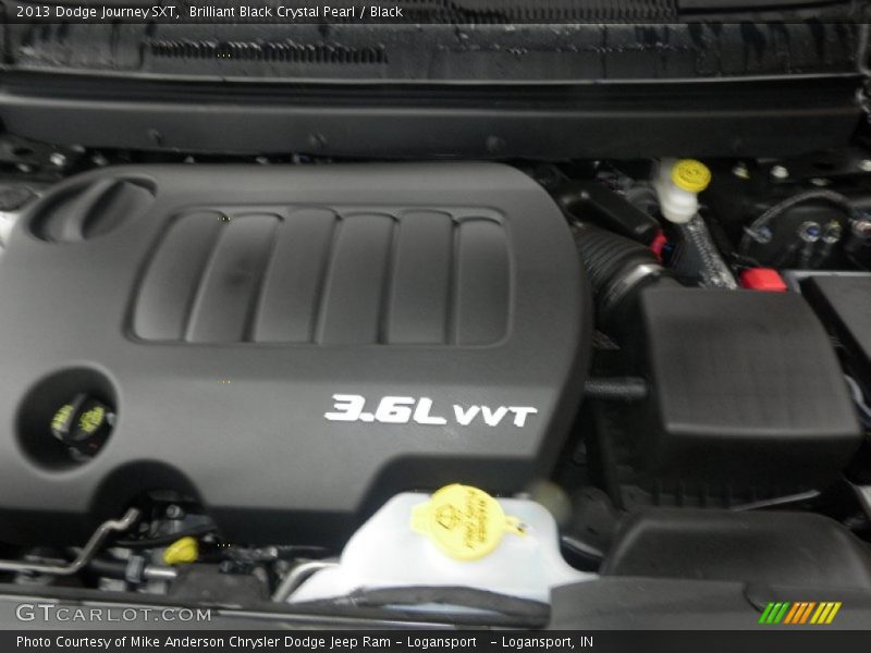 Brilliant Black Crystal Pearl / Black 2013 Dodge Journey SXT