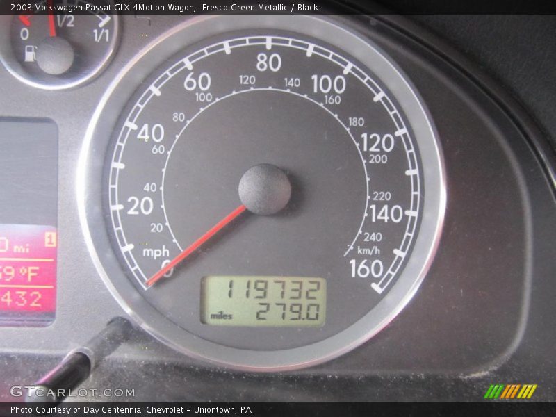 Fresco Green Metallic / Black 2003 Volkswagen Passat GLX 4Motion Wagon