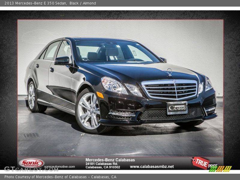 Black / Almond 2013 Mercedes-Benz E 350 Sedan