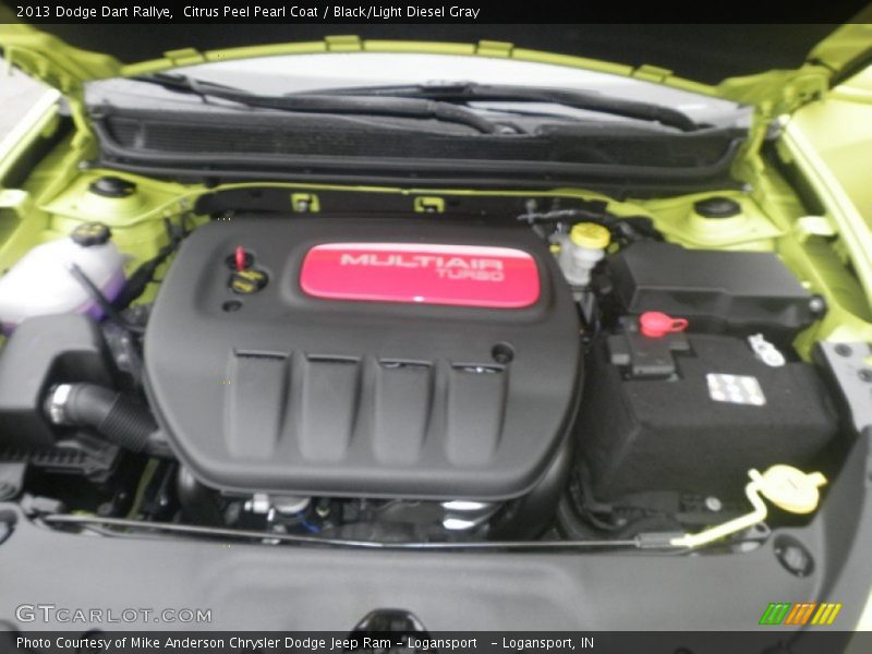  2013 Dart Rallye Engine - 1.4 Liter Turbocharged SOHC 16-Valve MultiAir 4 Cylinder