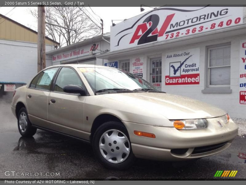 Gold / Tan 2000 Saturn S Series SL1 Sedan