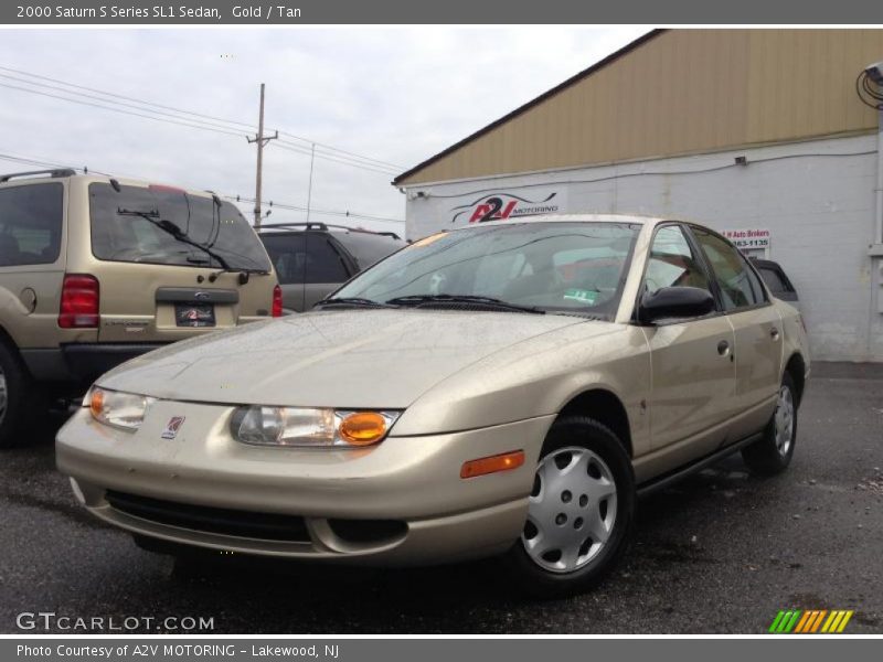 Gold / Tan 2000 Saturn S Series SL1 Sedan