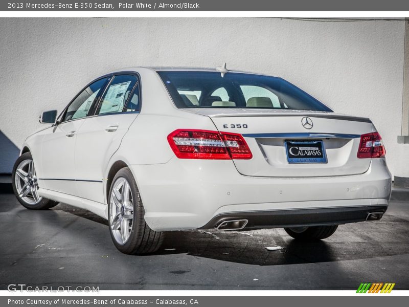 Polar White / Almond/Black 2013 Mercedes-Benz E 350 Sedan