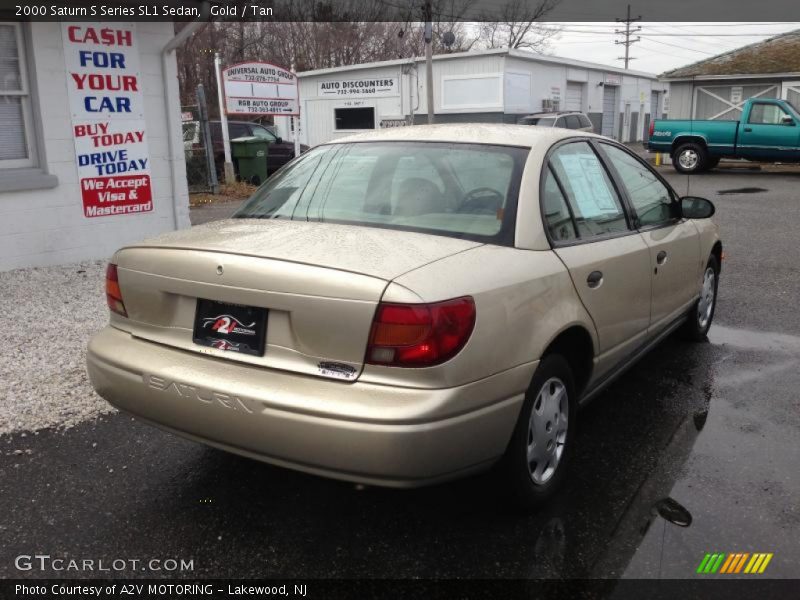 Gold / Tan 2000 Saturn S Series SL1 Sedan