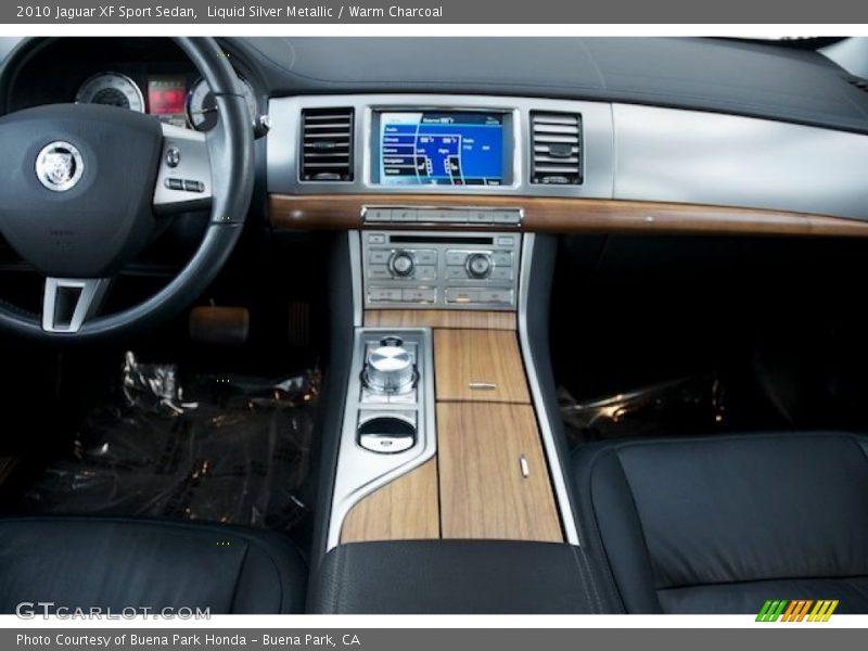 Liquid Silver Metallic / Warm Charcoal 2010 Jaguar XF Sport Sedan
