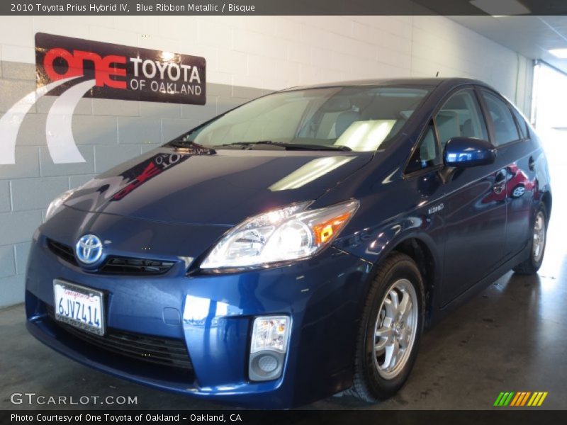 Blue Ribbon Metallic / Bisque 2010 Toyota Prius Hybrid IV