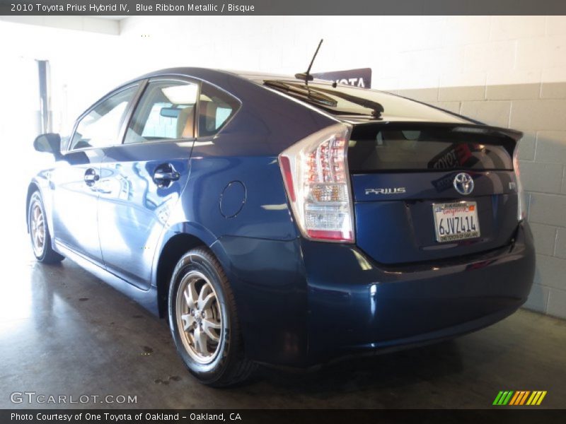 Blue Ribbon Metallic / Bisque 2010 Toyota Prius Hybrid IV