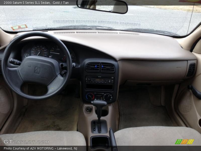 Gold / Tan 2000 Saturn S Series SL1 Sedan