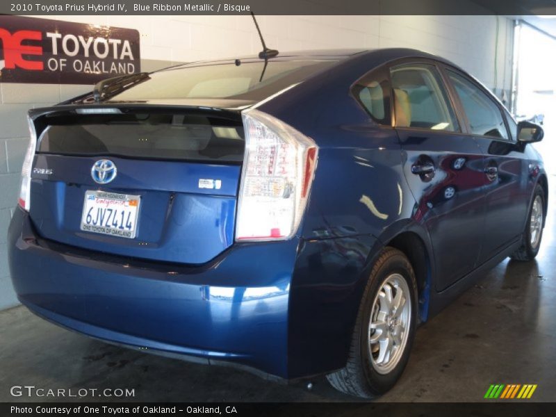 Blue Ribbon Metallic / Bisque 2010 Toyota Prius Hybrid IV