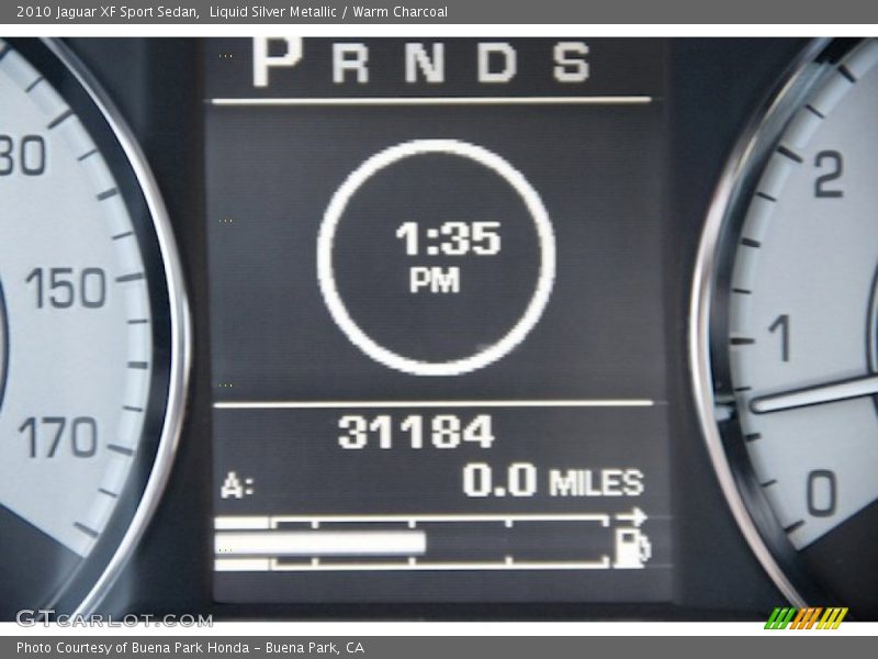 Liquid Silver Metallic / Warm Charcoal 2010 Jaguar XF Sport Sedan