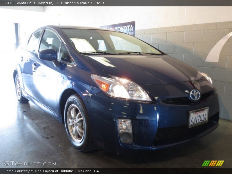 Blue Ribbon Metallic / Bisque 2010 Toyota Prius Hybrid IV