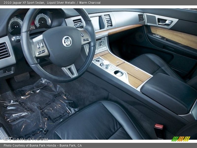  2010 XF Sport Sedan Warm Charcoal Interior