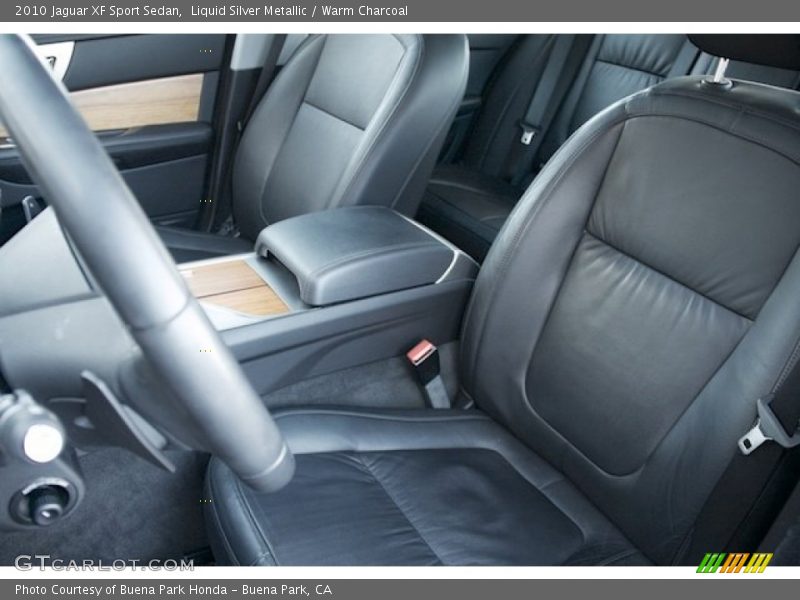 Liquid Silver Metallic / Warm Charcoal 2010 Jaguar XF Sport Sedan