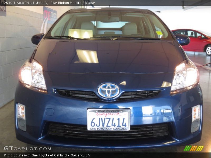 Blue Ribbon Metallic / Bisque 2010 Toyota Prius Hybrid IV