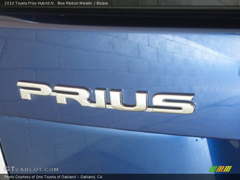 Blue Ribbon Metallic / Bisque 2010 Toyota Prius Hybrid IV