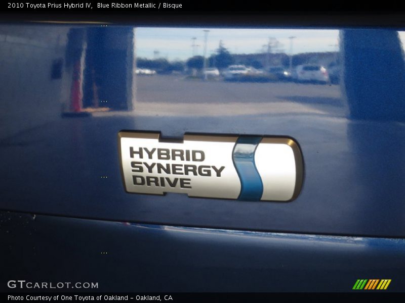 Blue Ribbon Metallic / Bisque 2010 Toyota Prius Hybrid IV