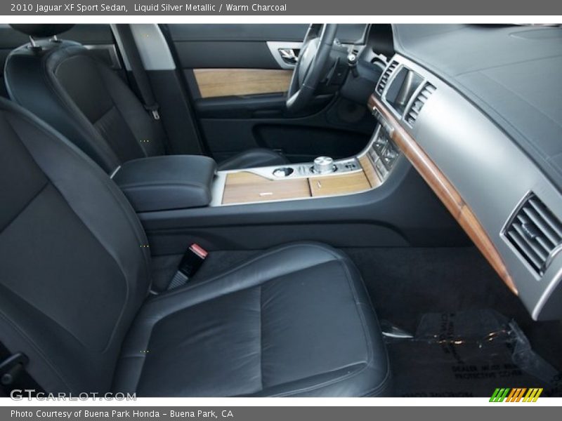Liquid Silver Metallic / Warm Charcoal 2010 Jaguar XF Sport Sedan