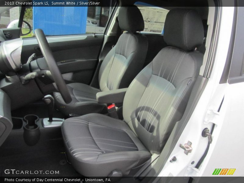 Summit White / Silver/Silver 2013 Chevrolet Spark LS