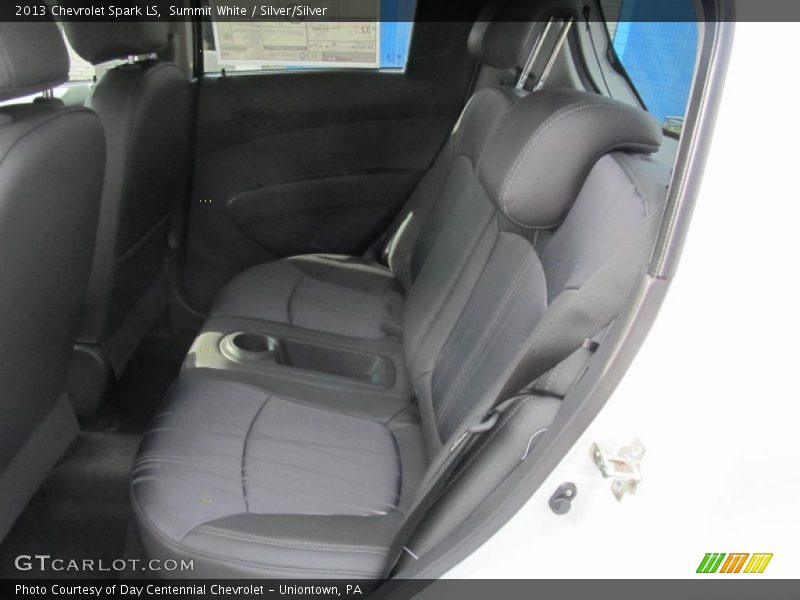 Summit White / Silver/Silver 2013 Chevrolet Spark LS