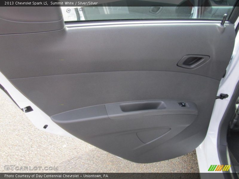 Summit White / Silver/Silver 2013 Chevrolet Spark LS