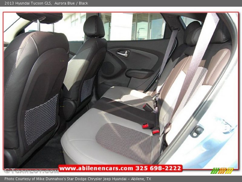 Aurora Blue / Black 2013 Hyundai Tucson GLS