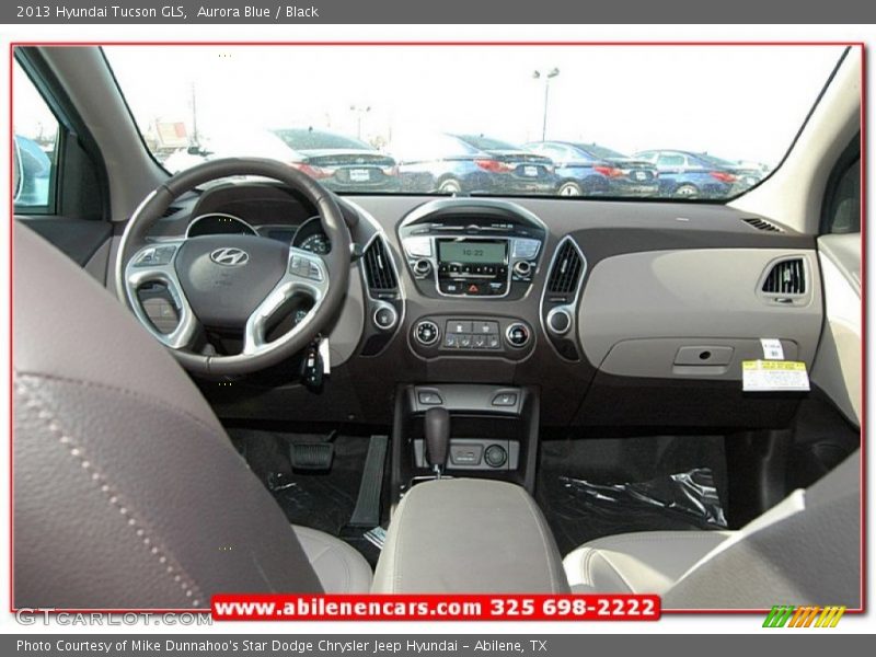 Aurora Blue / Black 2013 Hyundai Tucson GLS