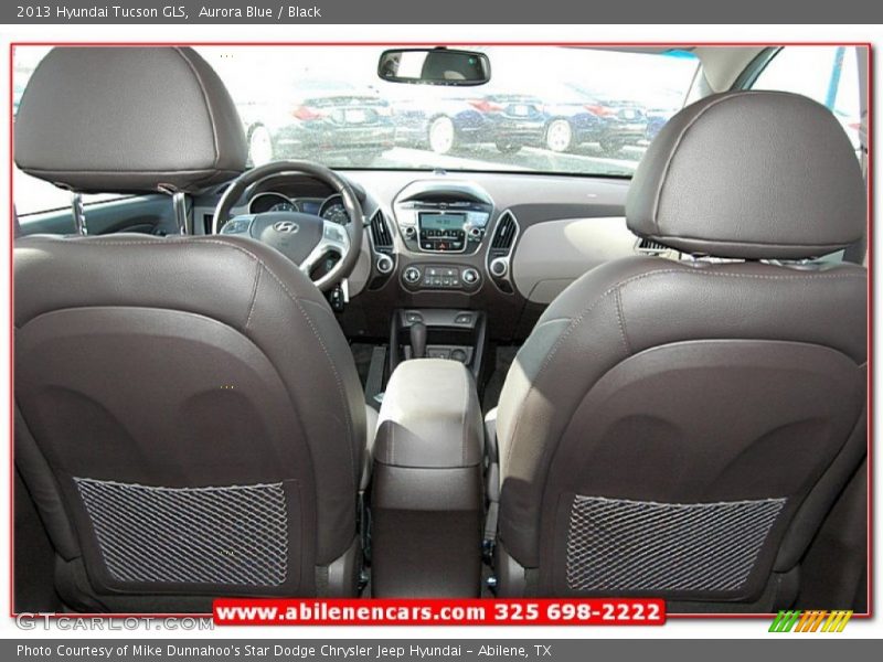 Aurora Blue / Black 2013 Hyundai Tucson GLS