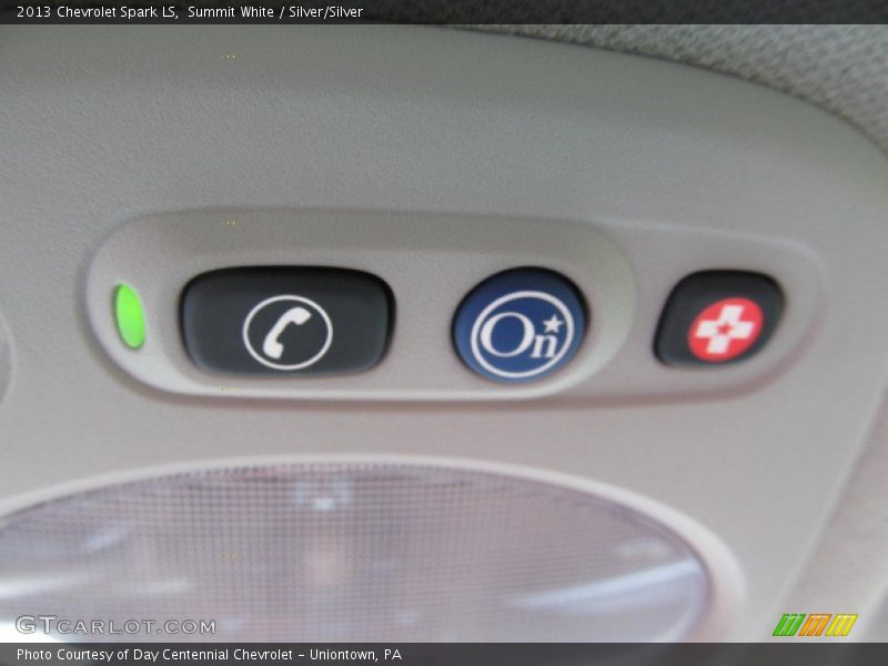 Summit White / Silver/Silver 2013 Chevrolet Spark LS