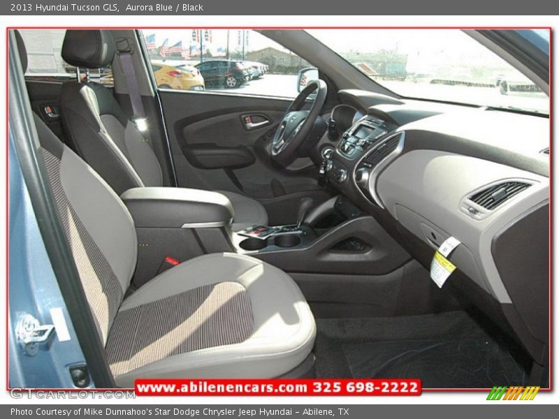 Aurora Blue / Black 2013 Hyundai Tucson GLS