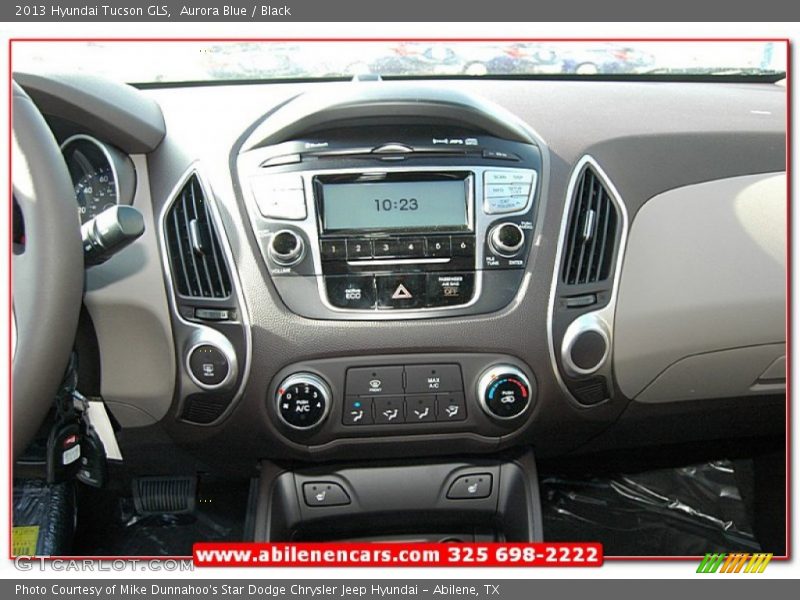 Aurora Blue / Black 2013 Hyundai Tucson GLS