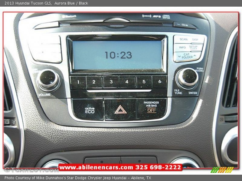 Aurora Blue / Black 2013 Hyundai Tucson GLS