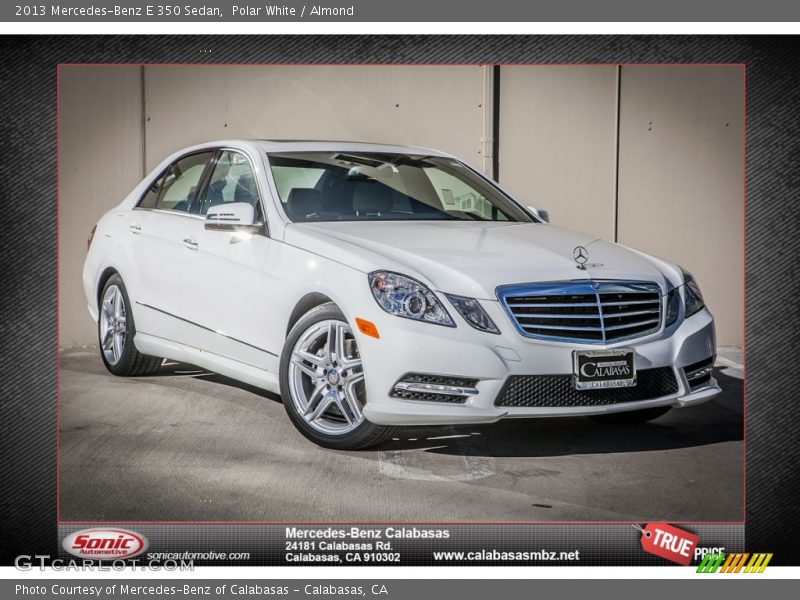 Polar White / Almond 2013 Mercedes-Benz E 350 Sedan