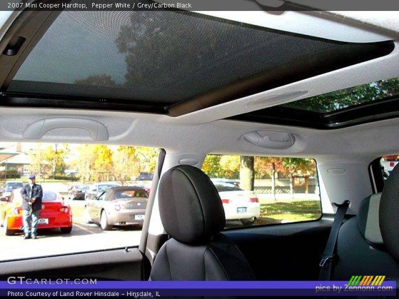 Pepper White / Grey/Carbon Black 2007 Mini Cooper Hardtop