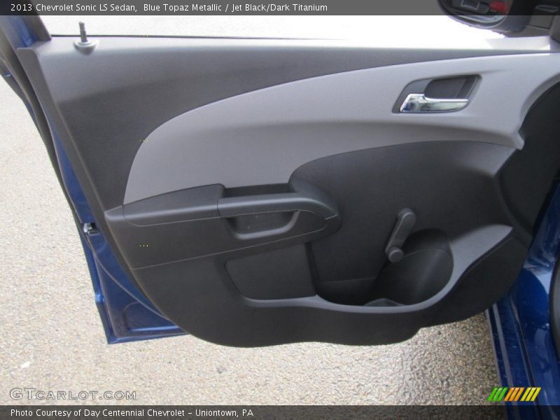 Blue Topaz Metallic / Jet Black/Dark Titanium 2013 Chevrolet Sonic LS Sedan