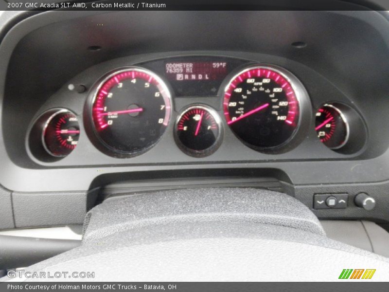 Carbon Metallic / Titanium 2007 GMC Acadia SLT AWD
