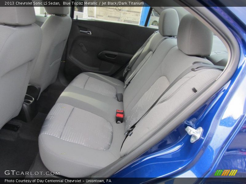 Rear Seat of 2013 Sonic LS Sedan