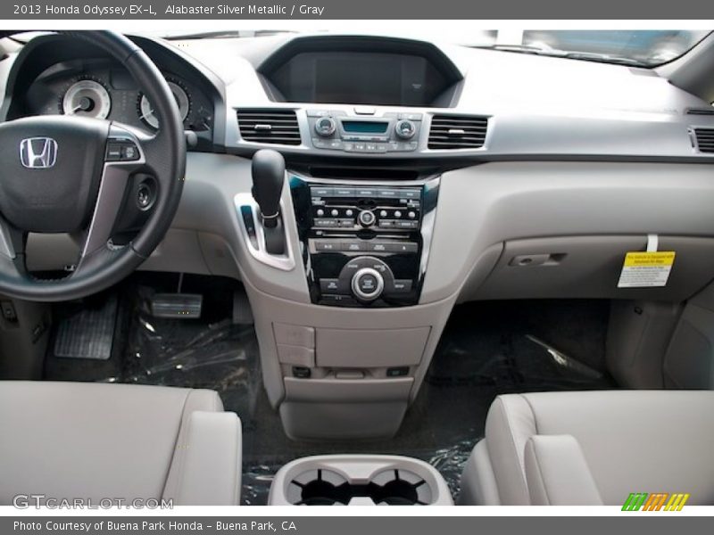 Alabaster Silver Metallic / Gray 2013 Honda Odyssey EX-L