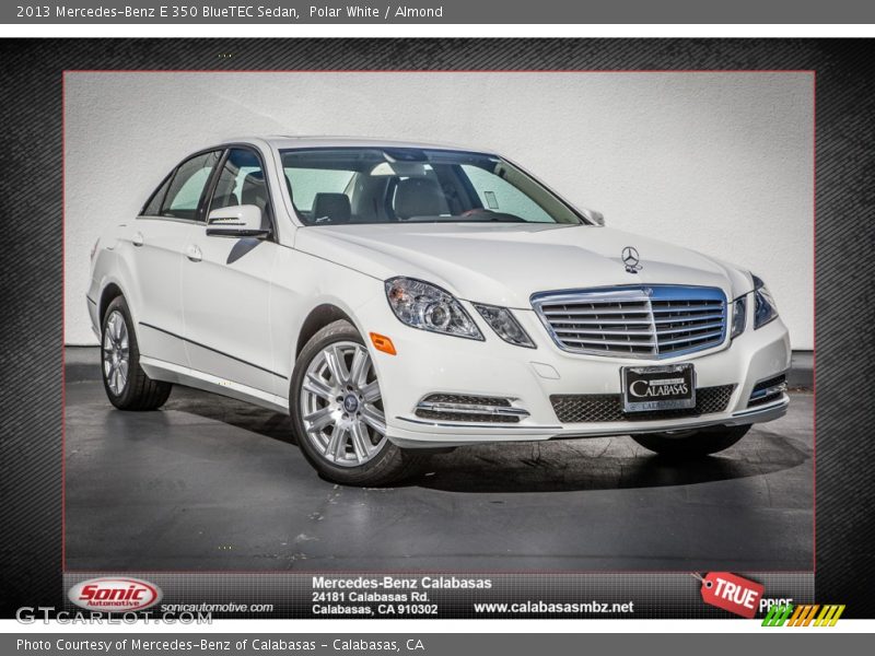 Polar White / Almond 2013 Mercedes-Benz E 350 BlueTEC Sedan