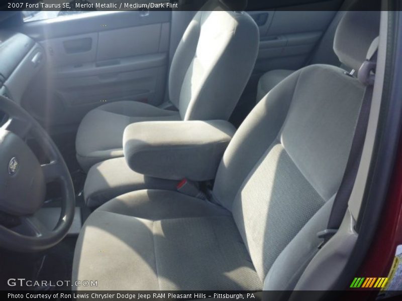 Merlot Metallic / Medium/Dark Flint 2007 Ford Taurus SE