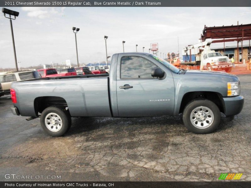 Blue Granite Metallic / Dark Titanium 2011 Chevrolet Silverado 1500 LS Regular Cab