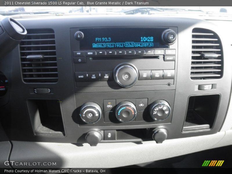 Blue Granite Metallic / Dark Titanium 2011 Chevrolet Silverado 1500 LS Regular Cab