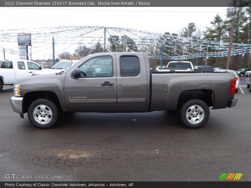 Mocha Steel Metallic / Ebony 2013 Chevrolet Silverado 1500 LT Extended Cab
