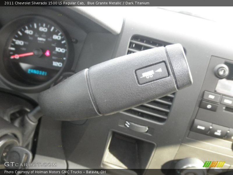 Blue Granite Metallic / Dark Titanium 2011 Chevrolet Silverado 1500 LS Regular Cab