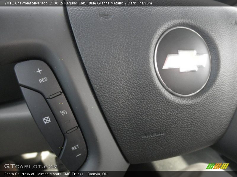 Blue Granite Metallic / Dark Titanium 2011 Chevrolet Silverado 1500 LS Regular Cab