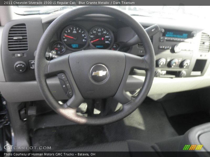 Blue Granite Metallic / Dark Titanium 2011 Chevrolet Silverado 1500 LS Regular Cab