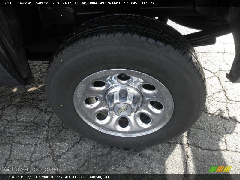 Blue Granite Metallic / Dark Titanium 2011 Chevrolet Silverado 1500 LS Regular Cab