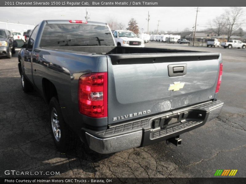 Blue Granite Metallic / Dark Titanium 2011 Chevrolet Silverado 1500 LS Regular Cab